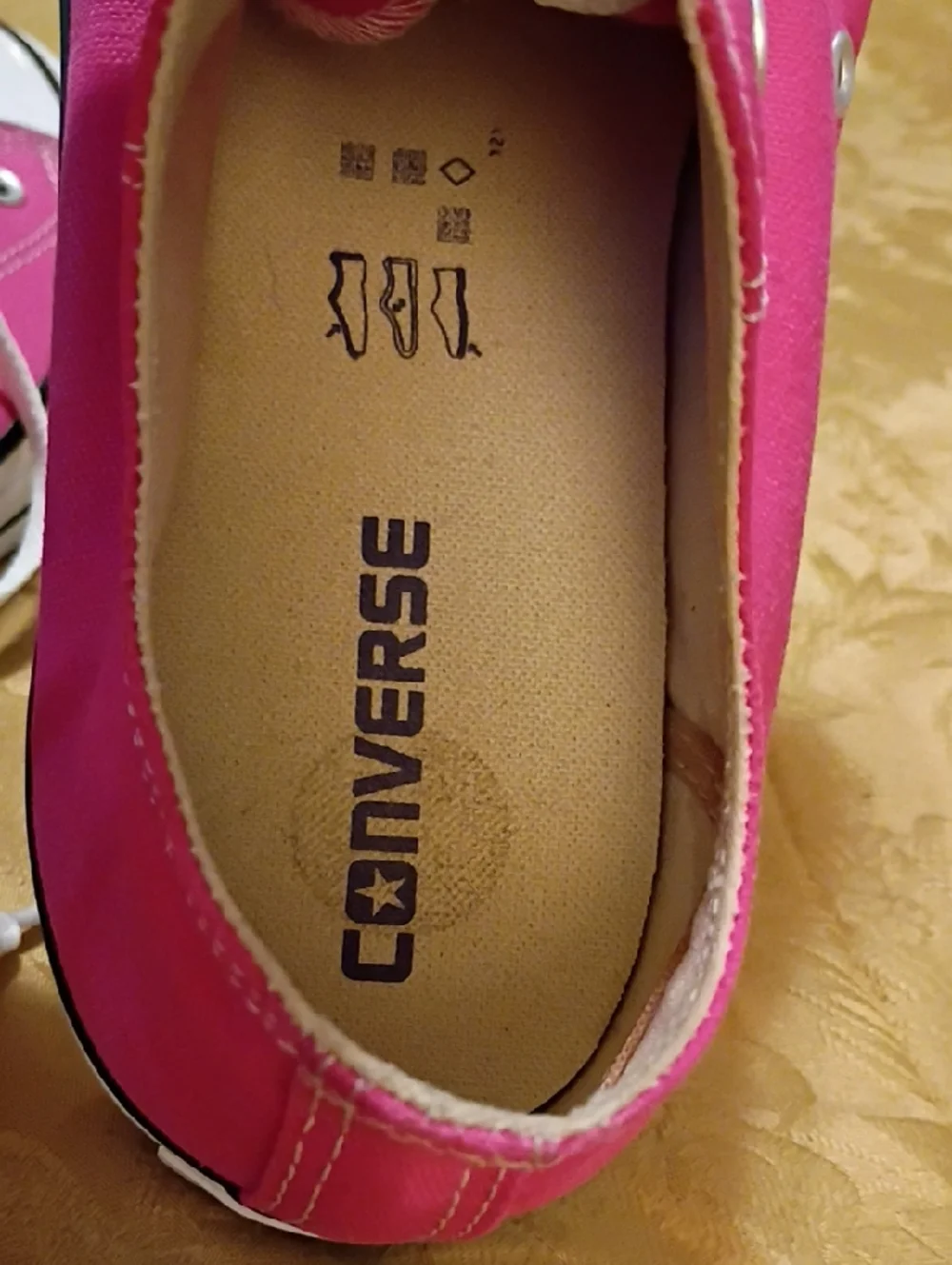 CONVERSE All Star Hot Pink Low Top Canvas Sneakers Women's 11.0 Men's 9.0 - Picture 9 of 11